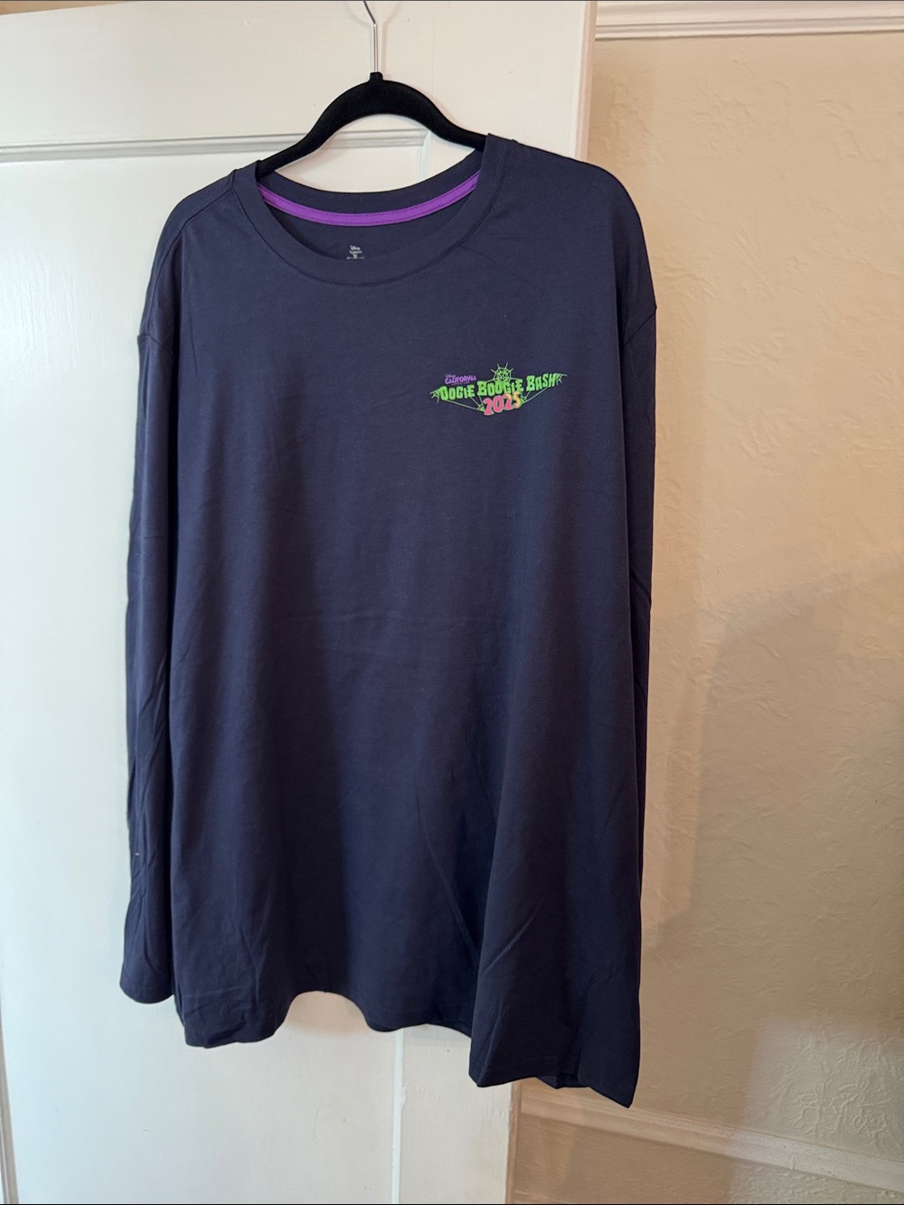 2025 BNWT DLR DCA Oogie Boogie Bash Magic Key Unisex L/S Tee